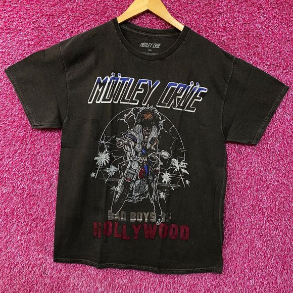 Mötley Crüe Bad Boys of Hollywood Graphic T-Shirt M/L - Picture 3 of 4
